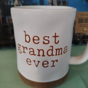 Mother's Day Gifting White and Brown 'Best Grandma Ever' Mug